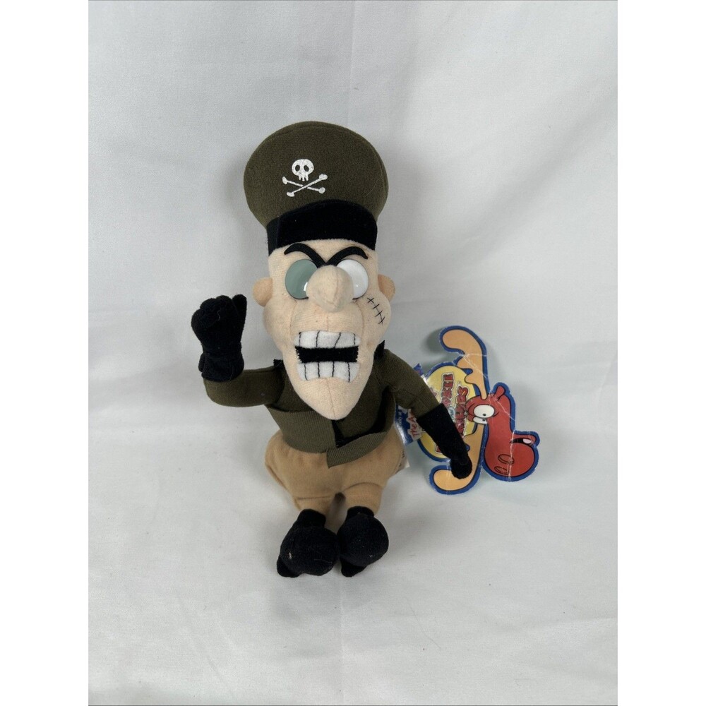 The Adventures Of Rocky And Bullwinkle And Friend Fearless Leader Plush 9” 2000